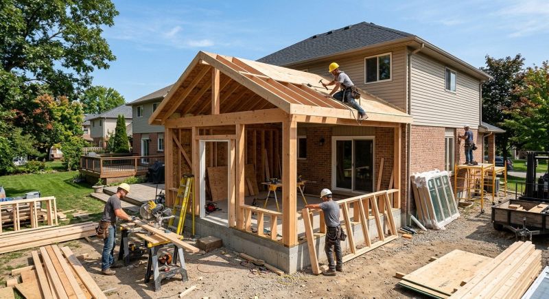 Sunroom Addition Construction in Knoxville, TN