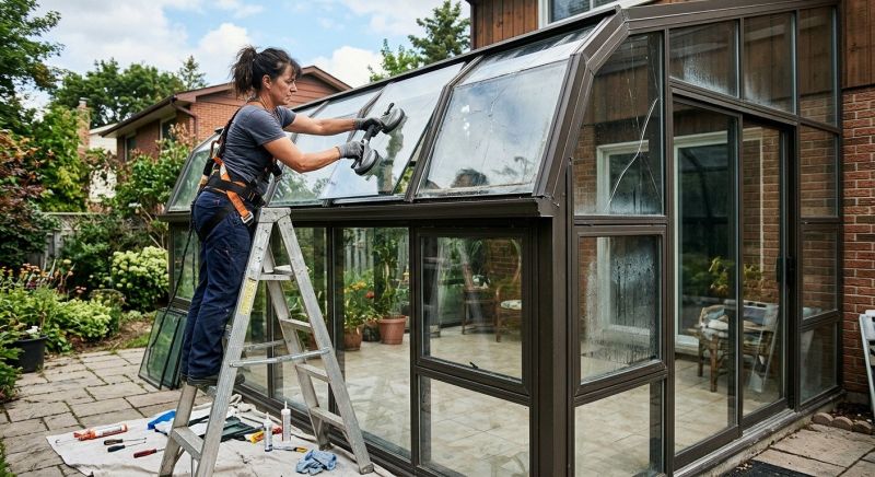 Sunroom Glass Repair in Charlotte, NC