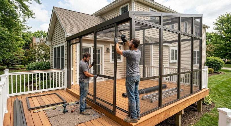 Deck Enclosure Construction in Boulder, CO