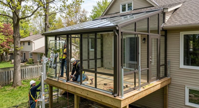 Deck Enclosure Installation in Nashville, TN