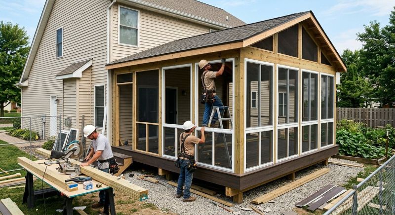 Deck Enclosure Installation in Boulder, CO