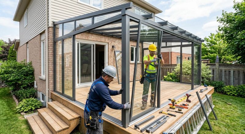 Deck Enclosure Installation in Austin, TX