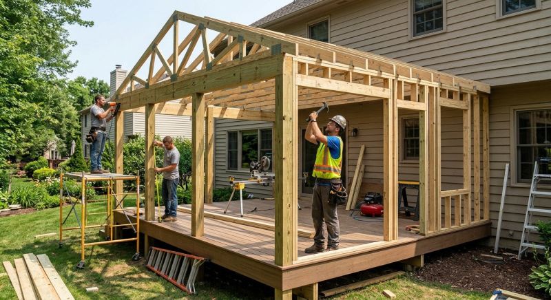 Enclosed Deck Installation in Cincinnati, OH
