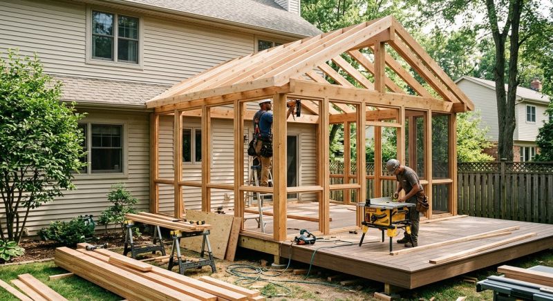 Enclosed Deck Installation in Longmont, CO