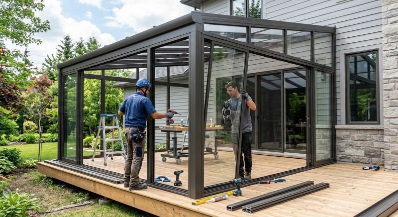 Enclosed Patio Installation in Boulder, CO