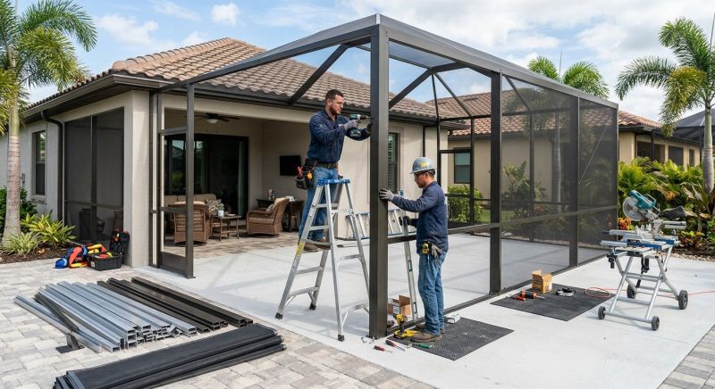 Lanai Enclosure Installation in Boulder, CO