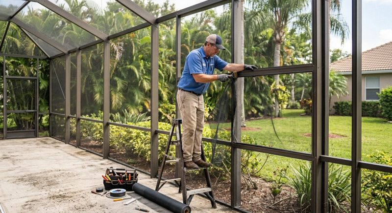Lanai Enclosure Repair in Asheville, NC