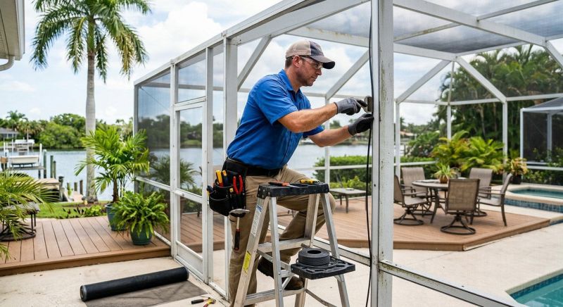 Lanai Enclosure Repair in Dallas, TX