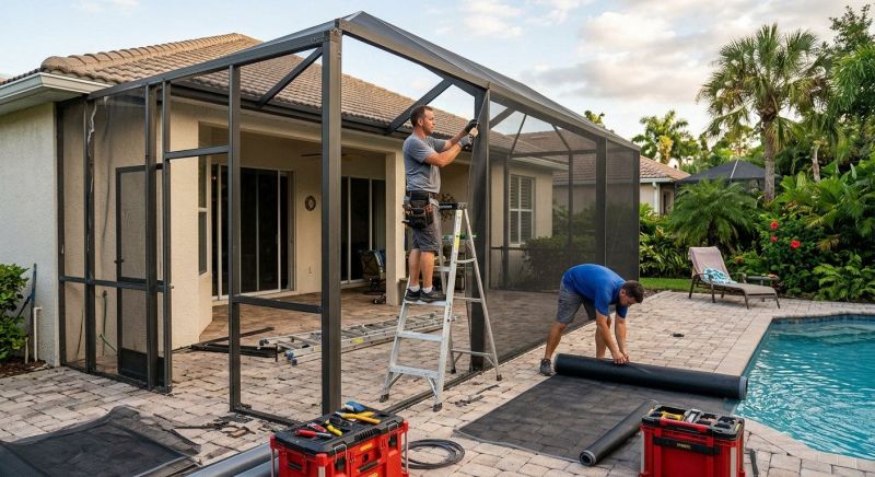 Lanai Enclosure Repair in Knoxville, TN