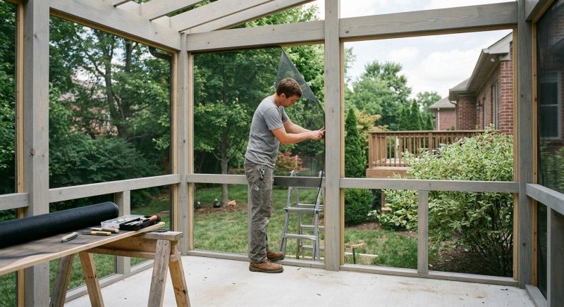 Screened In Porch Installation in Knoxville, TN