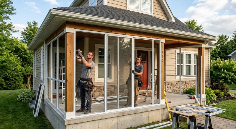 Screened In Porch Installation in Longmont, CO