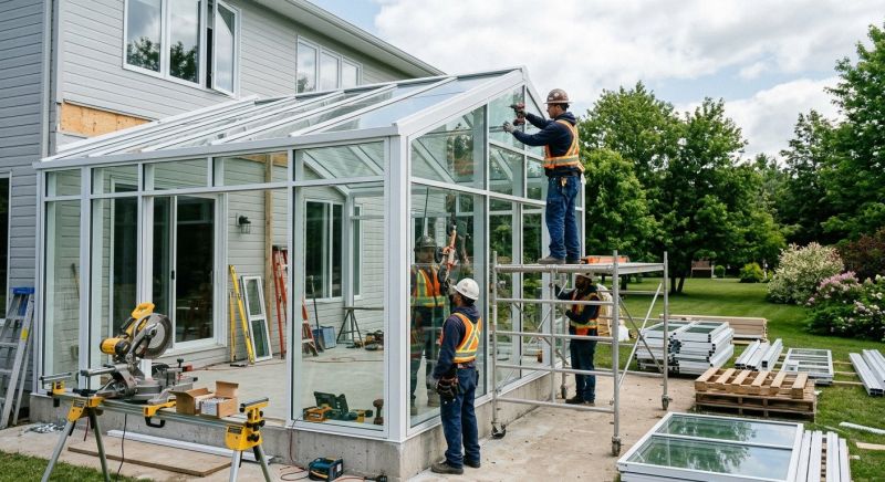 Solarium Installation in Dallas, TX