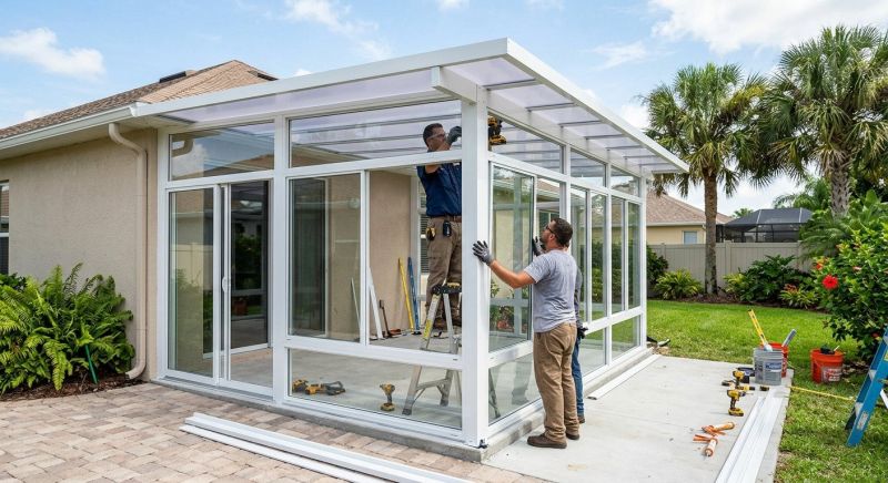 Solarium Installation in Dallas, TX