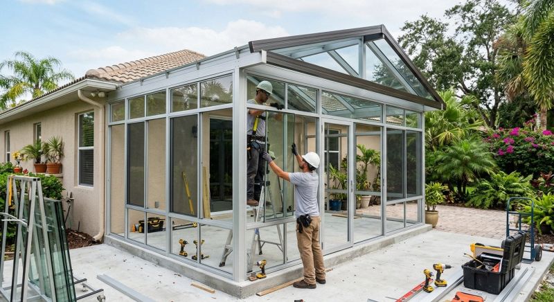 Sunroom Addition Construction in Arvada, CO