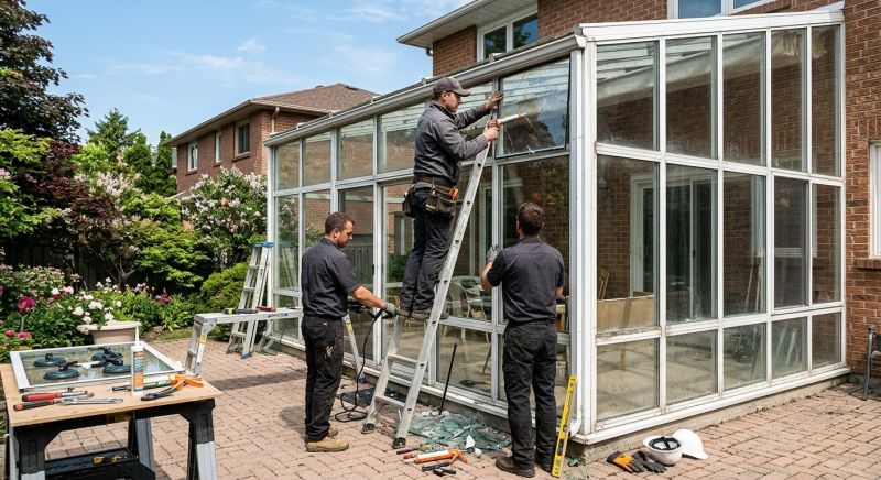 Sunroom Glass Repair in Asheville, NC