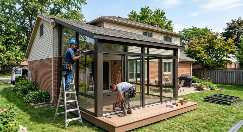 Three Season Room Installation in Nashville, TN