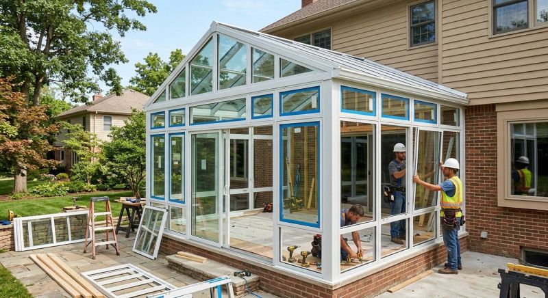 Three Season Room Installation in Asheville, NC